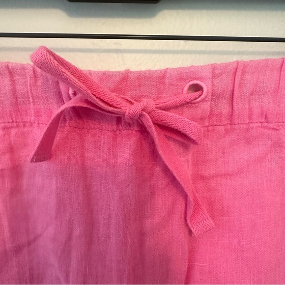 J. Crew Factory Pink Linen Skirt Medium - Picture 3 of 9